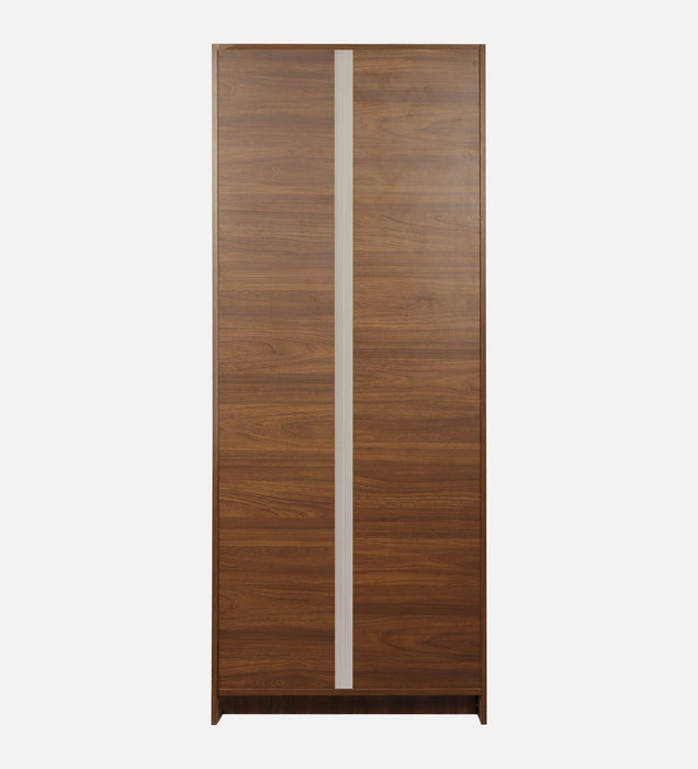 Maya 2 Door Wardrobe In Teak & White Colour