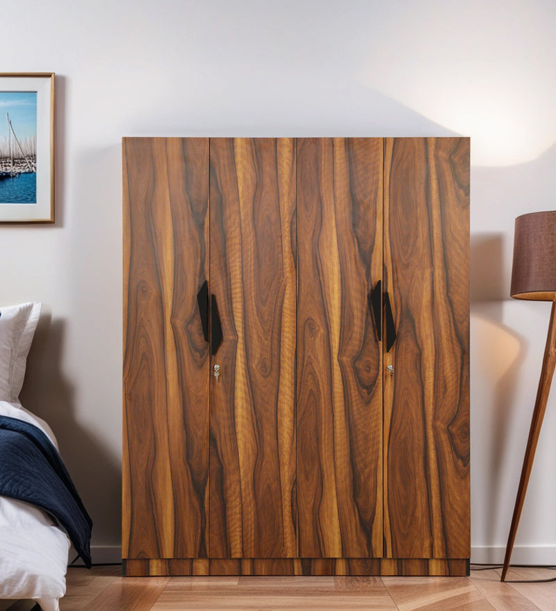 Maya 4 Door Wardrobe In Vintage Sheesham Colour