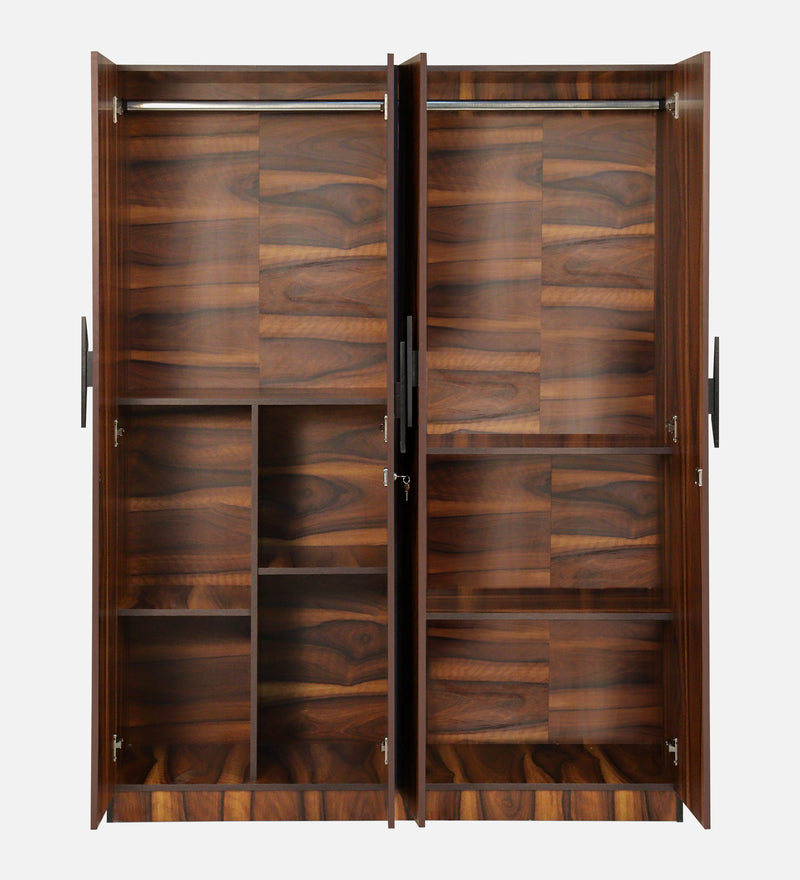 Maya 4 Door Wardrobe In Vintage Sheesham Colour