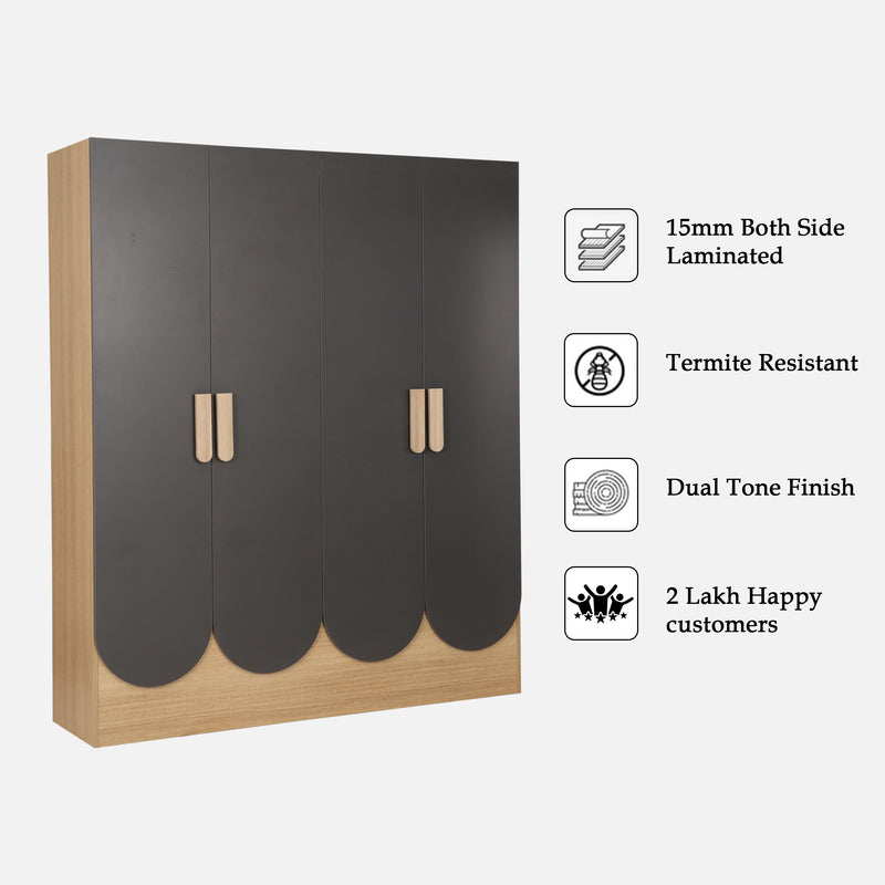 Enhance Your Home with the Trevi Mustang Luxury 4 Door Wardrobe