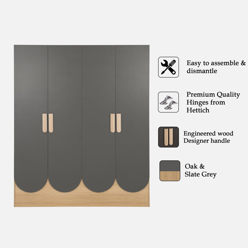 Enhance Your Home with the Trevi Mustang Luxury 4 Door Wardrobe