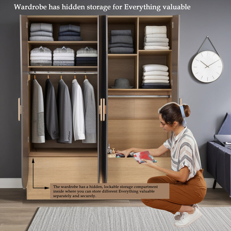 Enhance Your Home with the Trevi Mustang Luxury 4 Door Wardrobe