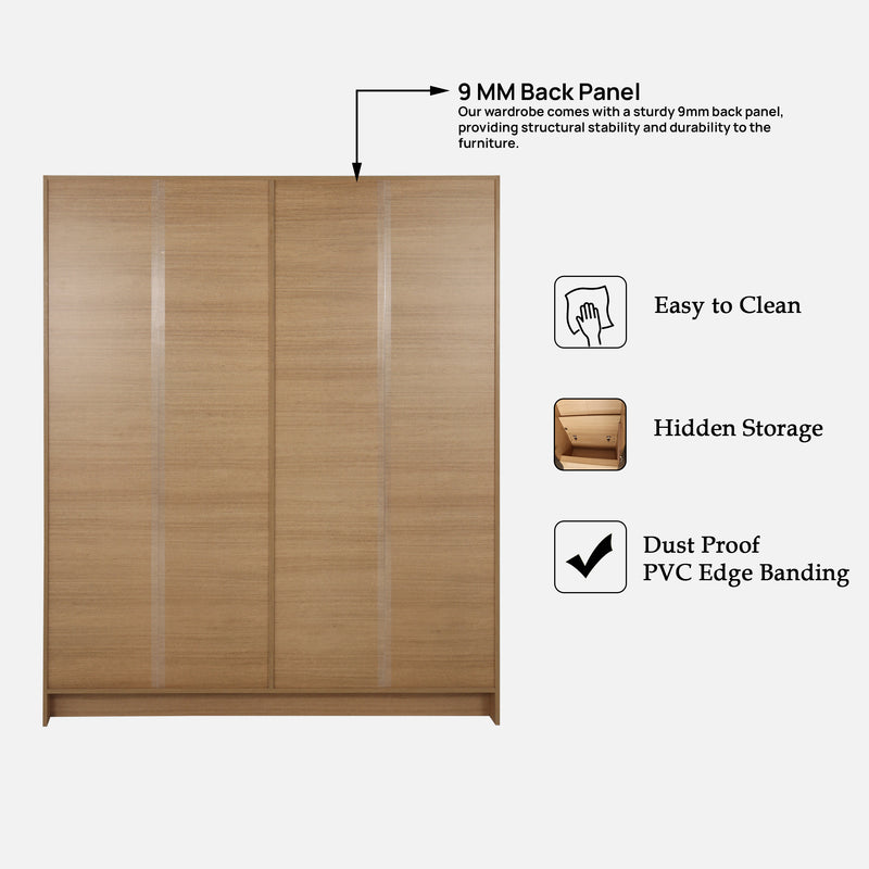 Enhance Your Home with the Trevi Mustang Luxury 4 Door Wardrobe