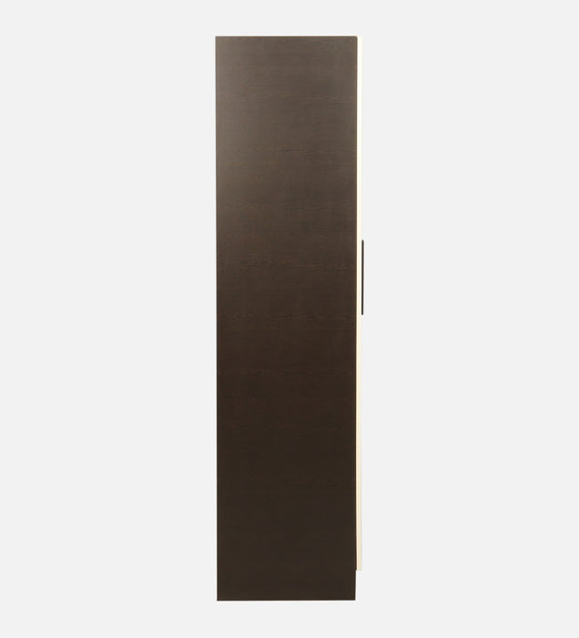 Mustang 3 Door Wardrobe & Locker In Black Wenge & Frosty White Colour