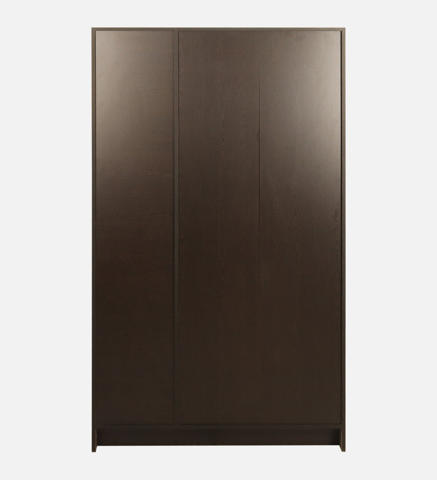 Mustang 3 Door Wardrobe In Black Wenge & Frosty White Colour