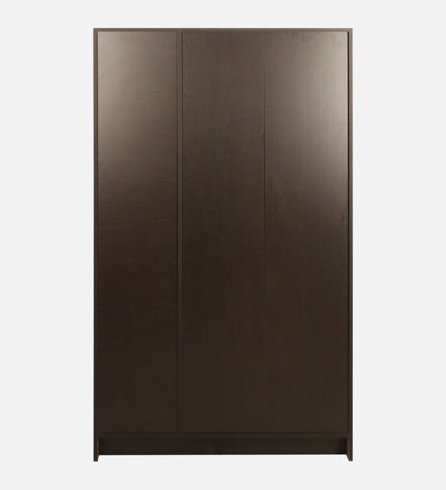 Mustang 3 Door Wardrobe & Locker In Black Wenge & Frosty White Colour