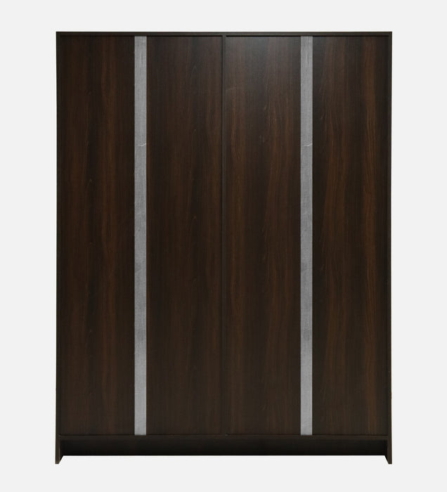 Trevi Mustang 4 Door Wardrobe- Dark Maple & White Stone