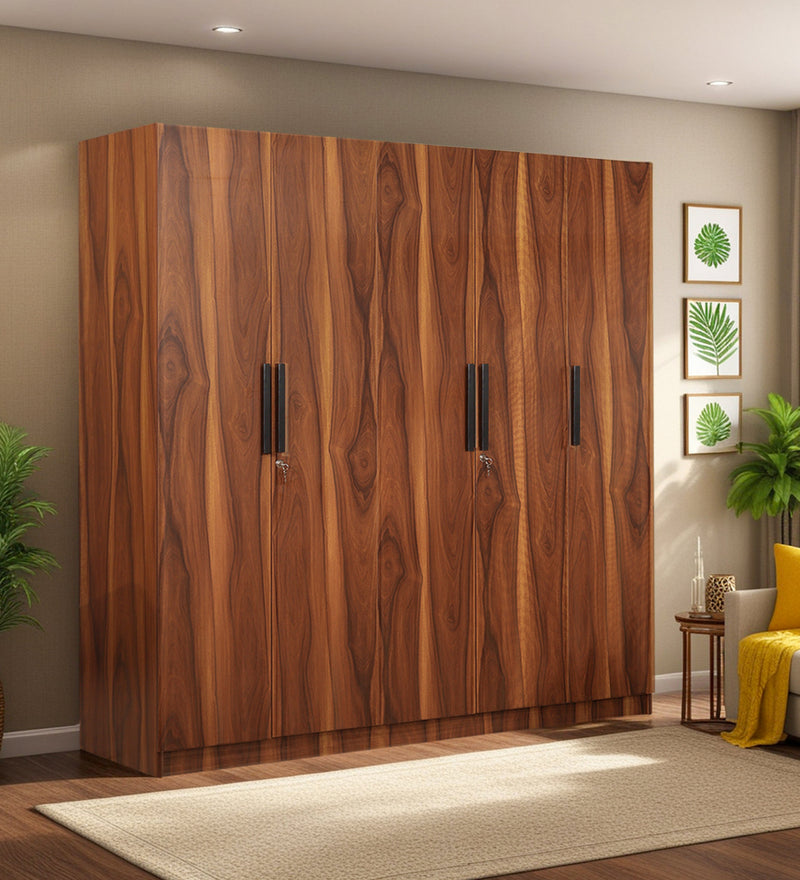 Mustang 5 Door wardrobe in Vintage Sheesham Colour