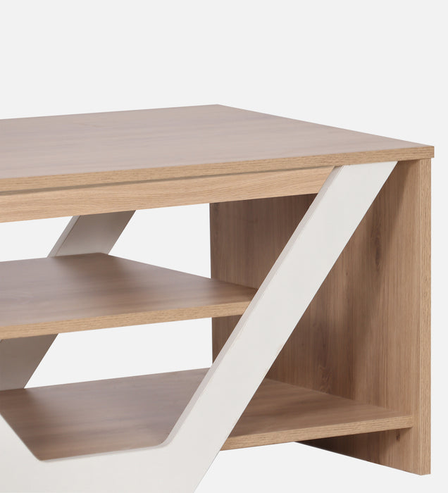 Tiago Coffee Table In Oak & White Colour