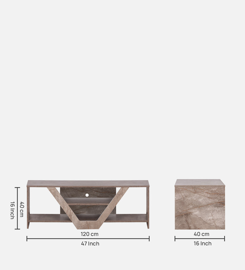 Tiago Tv Unit In Marble Finish Colour