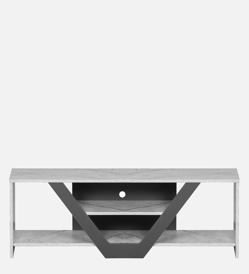 Nectar Tv Unit In White Stone & Slate Grey Colour