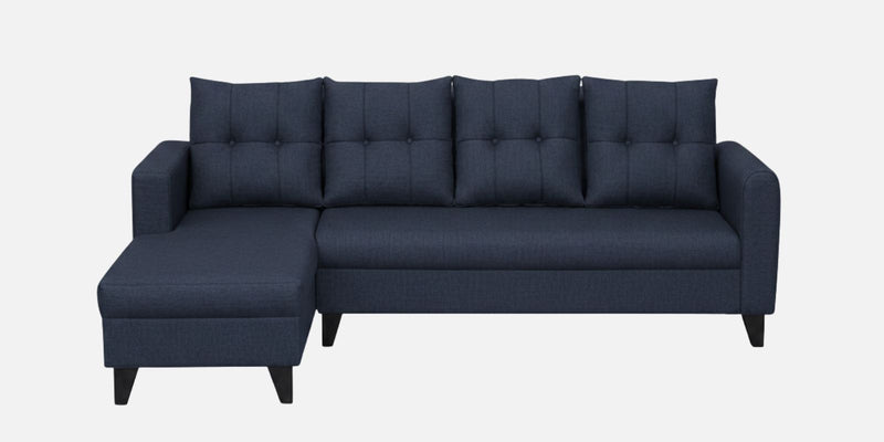 Norris Fabric LHS 6 Seater Sectional Sofa In Cool Cobalt Colour