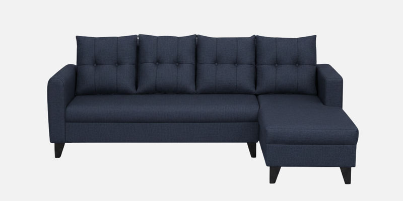 Norris Fabric RHS 6 Seater Sectional Sofa In Cool Cobalt Colour