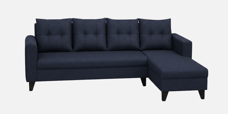 Norris Fabric RHS 6 Seater Sectional Sofa In Cool Cobalt Colour