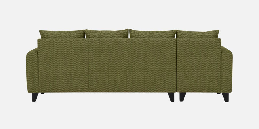Norris Fabric LHS 6 Seater Sectional Sofa In Moss Green Colour