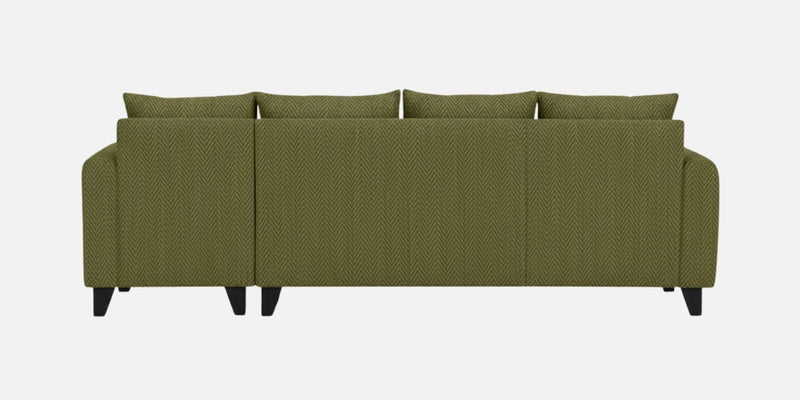 Norris Fabric RHS 6 Seater Sectional Sofa In Moss Green Colour