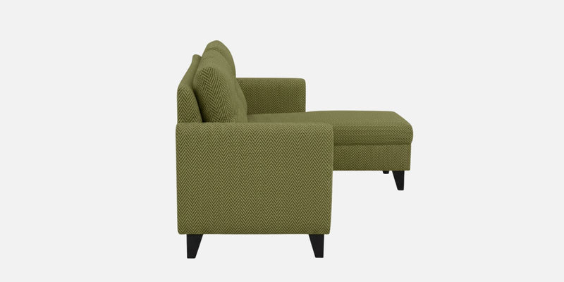 Norris Fabric RHS 6 Seater Sectional Sofa In Moss Green Colour