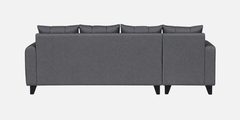Norris Fabric LHS 6 Seater Sectional Sofa In Steel Grey Colour