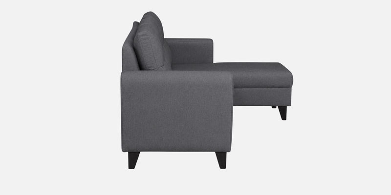 Norris Fabric RHS 6 Seater Sectional Sofa In Steel Grey Colour
