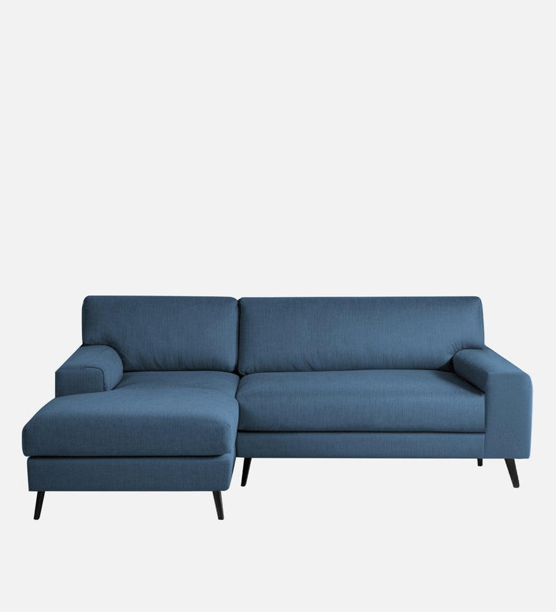 Ohana Velvet LHS Compact 5 Seater Sectional Fabric Sofa