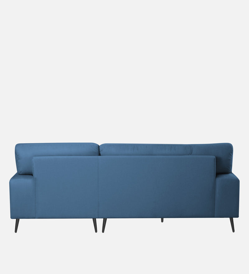 Ohana Velvet RHS Compact 5 Seater Sectional Fabric Sofa