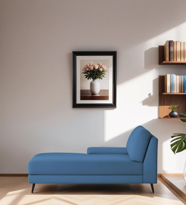 Ohana Velvet LHS Lounger Sofa