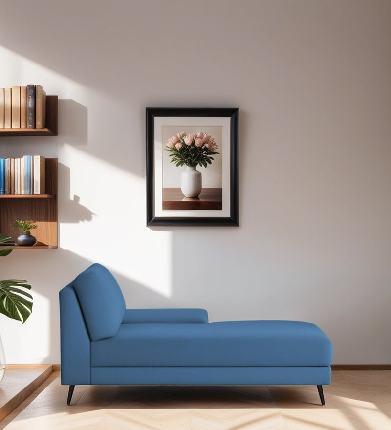 Ohana Velvet RHS Lounger Sofa