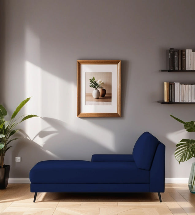 Ohana Velvet LHS Lounger Sofa