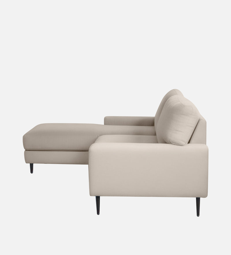 Ohana Velvet LHS Compact 5 Seater Sectional Fabric Sofa