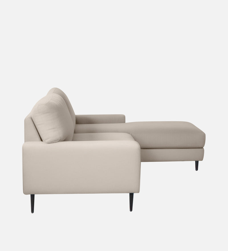 Ohana Velvet RHS Compact 5 Seater Sectional Fabric Sofa