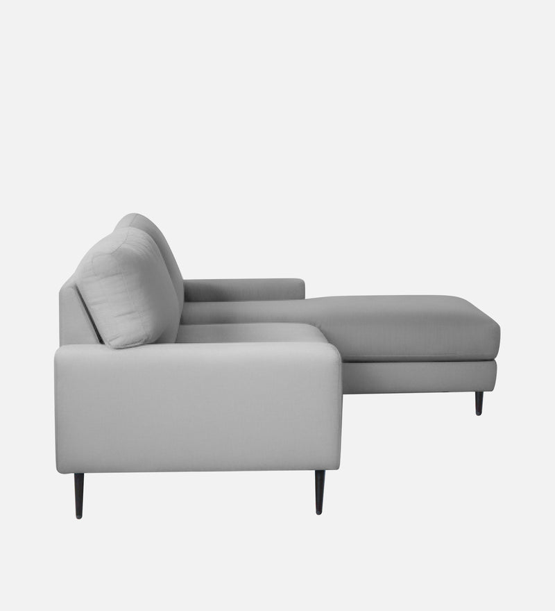 Ohana Velvet RHS Compact 5 Seater Sectional Fabric Sofa