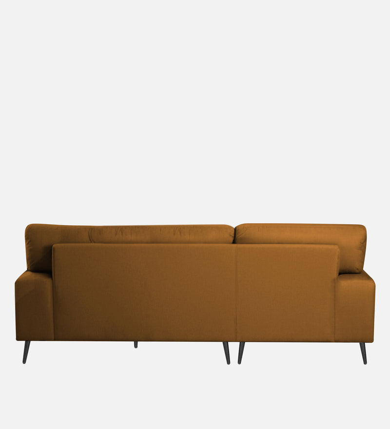 Ohana Velvet LHS Compact 5 Seater Sectional Fabric Sofa