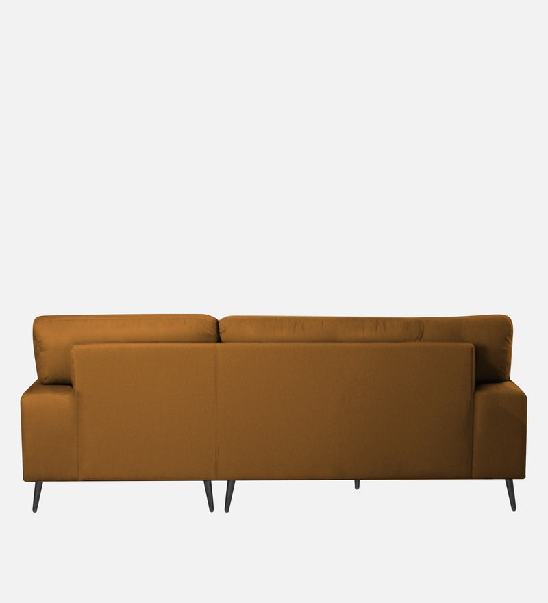 Ohana Velvet RHS Compact 5 Seater Sectional Fabric Sofa