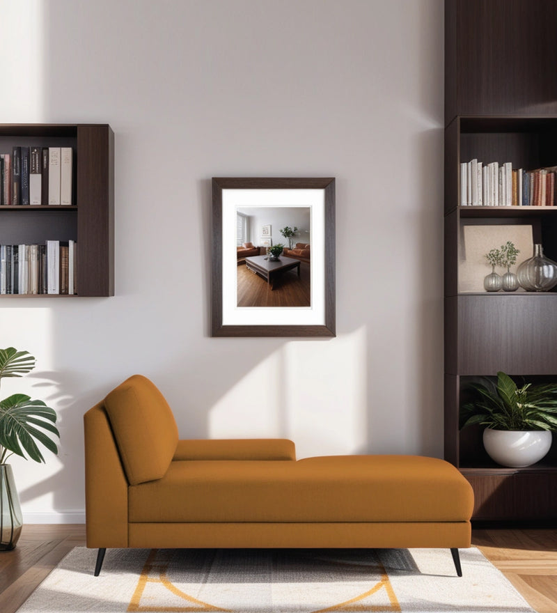 Ohana Velvet RHS Lounger Sofa