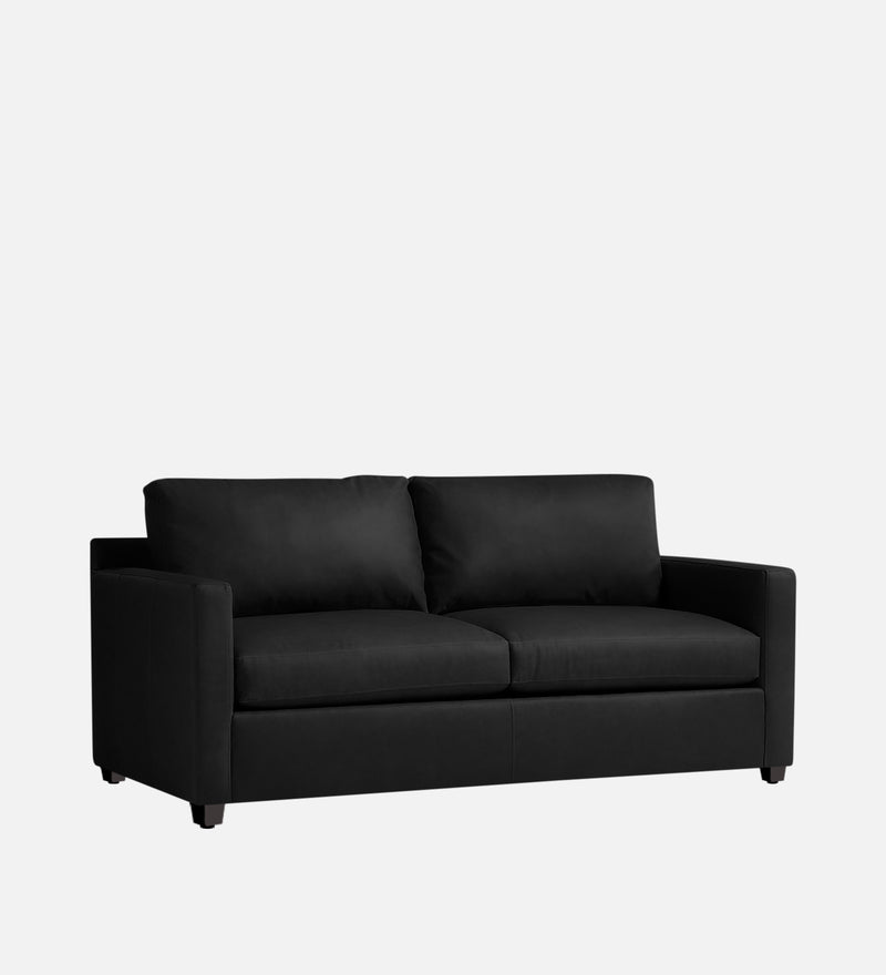 Olive Leatherette  2 Seater Sofa