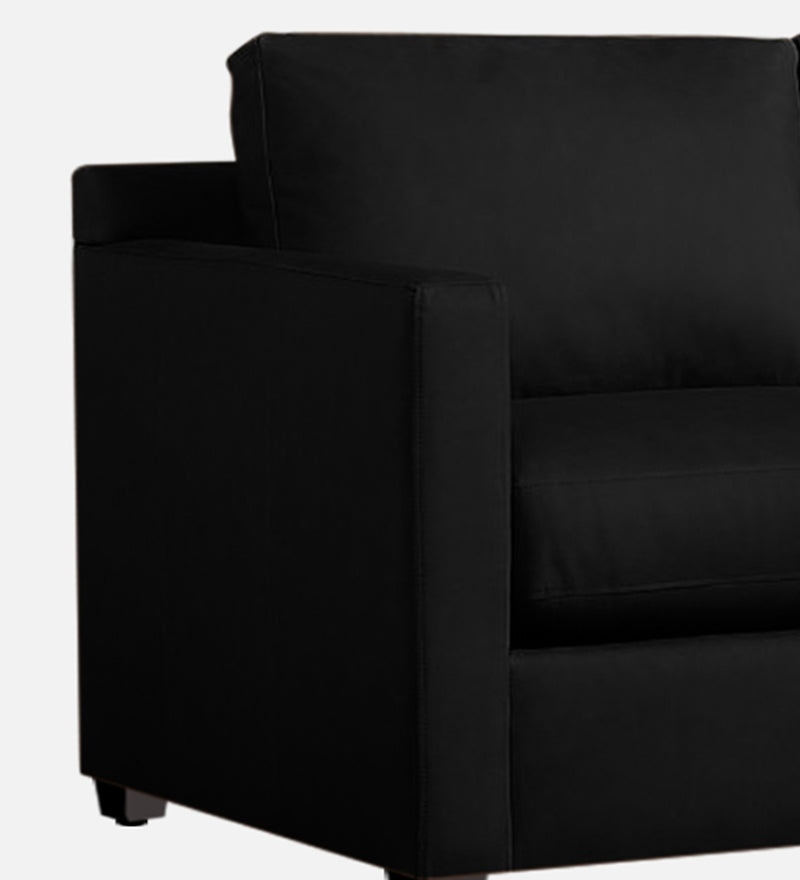 Olive Leatherette 3 Seater Sofa