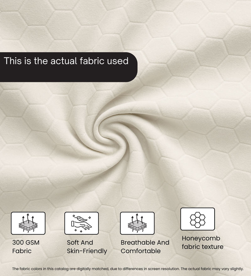 Olivia Velvet Lounge Chair In hexaplush sand & Velvet Sand Colour