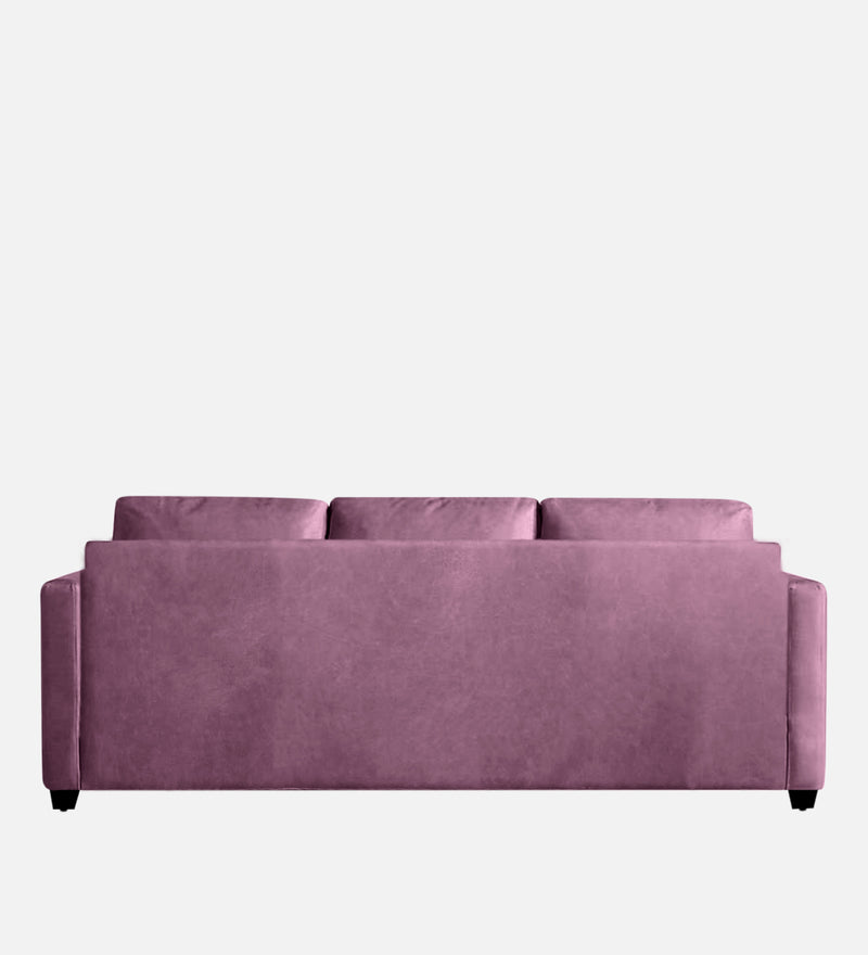 Olive Leatherette 3 Seater Sofa