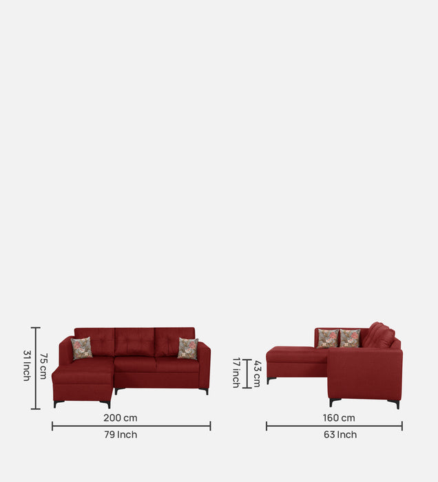 OMEGA Sectional Fabric Sofa 5 Seater