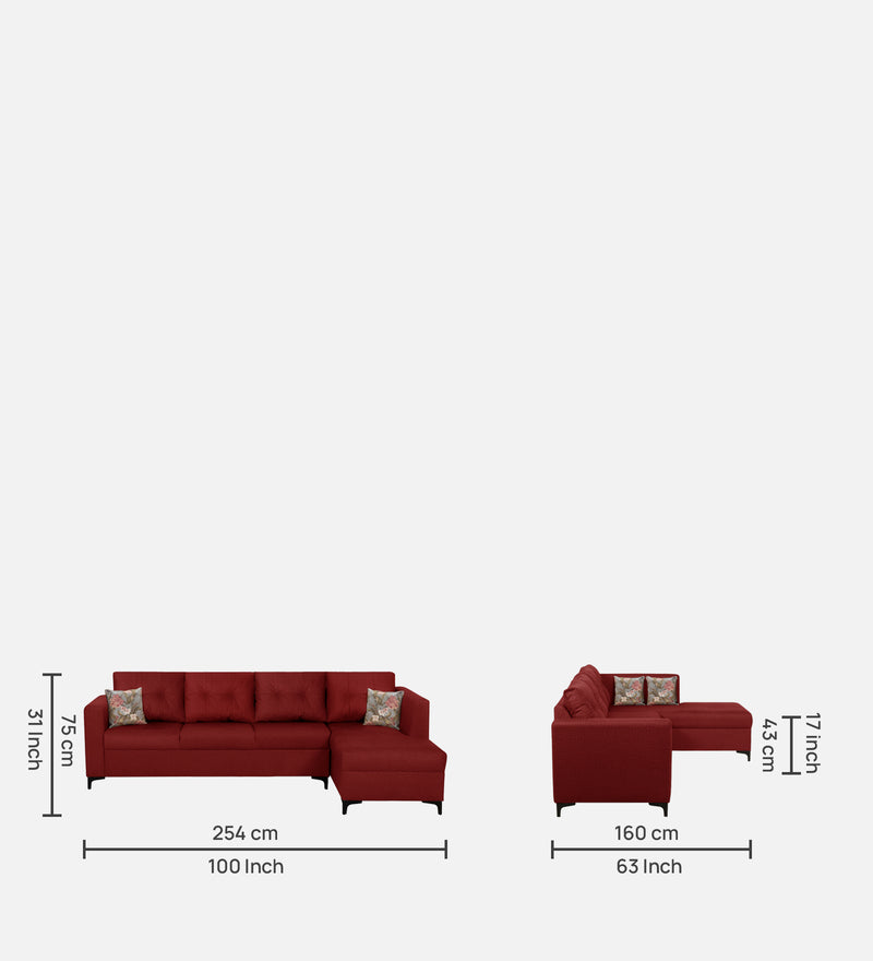 OMEGA Sectional Fabric Sofa 6 Seater