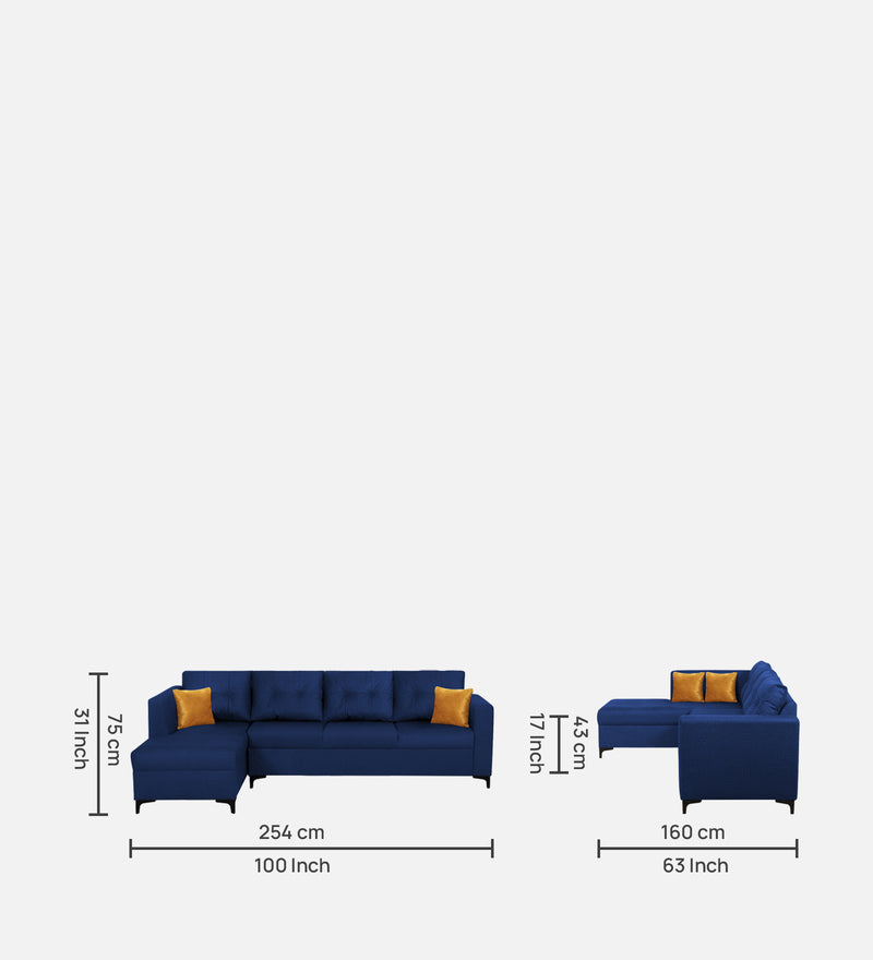 OMEGA Sectional Fabric Sofa 6 Seater