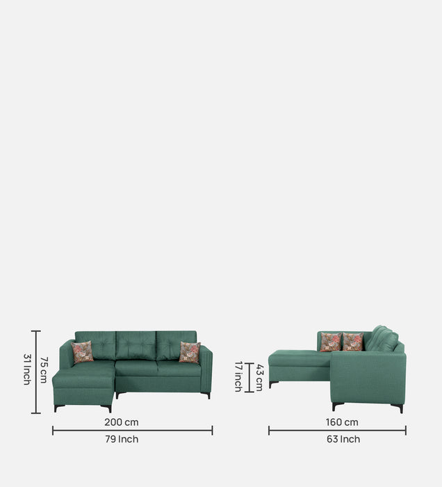 OMEGA Sectional Fabric Sofa 5 Seater