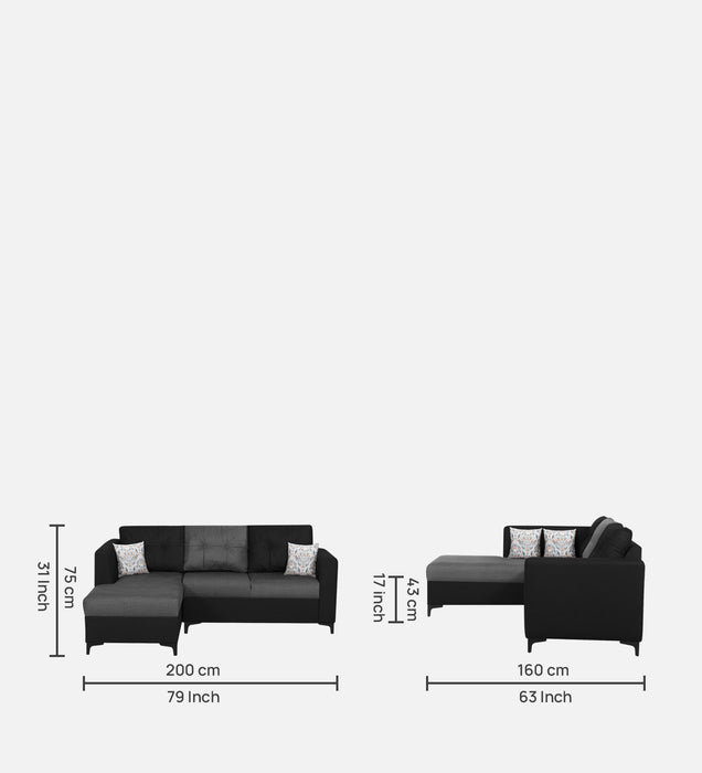 OMEGA Sectional Fabric Sofa 5 Seater