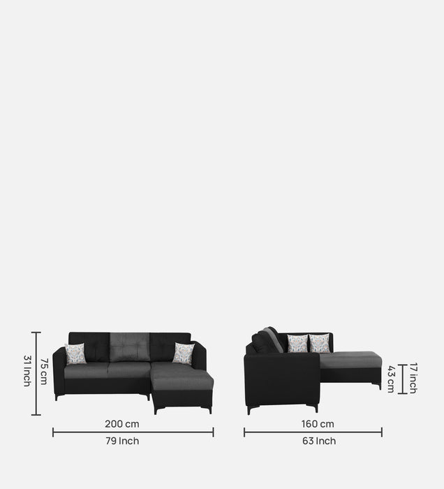 OMEGA Sectional Fabric Sofa 5 Seater