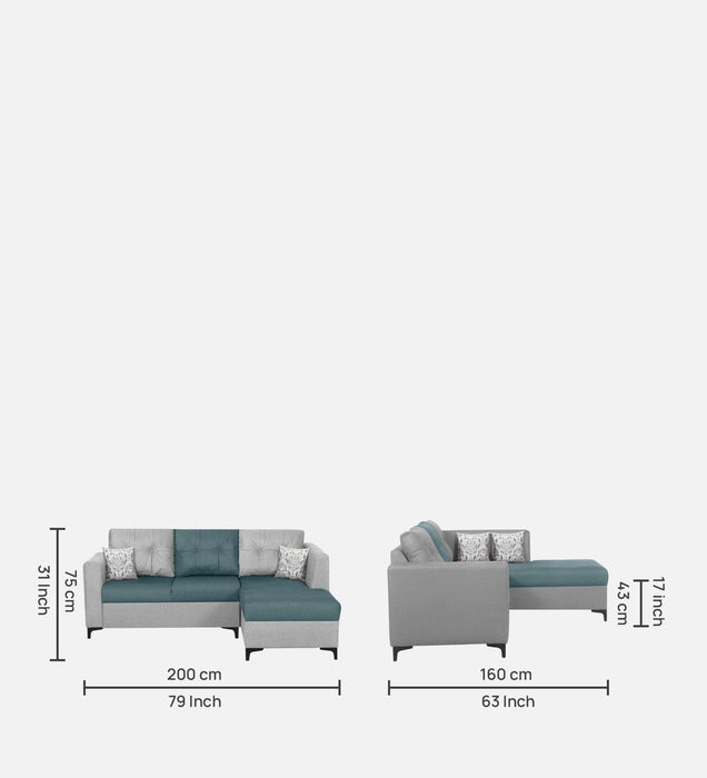 OMEGA Sectional Fabric Sofa 5 Seater