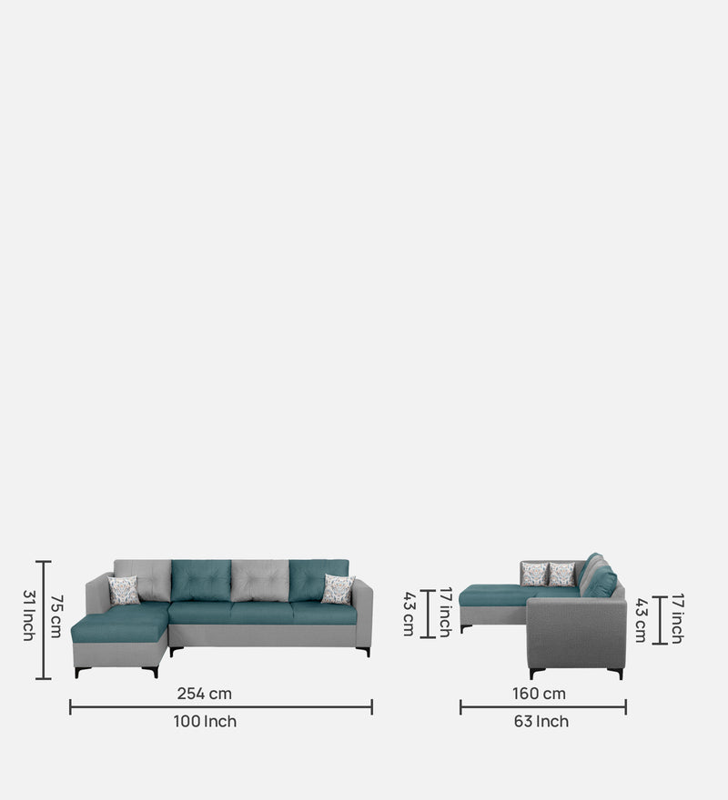 OMEGA Sectional Fabric Sofa 6 Seater