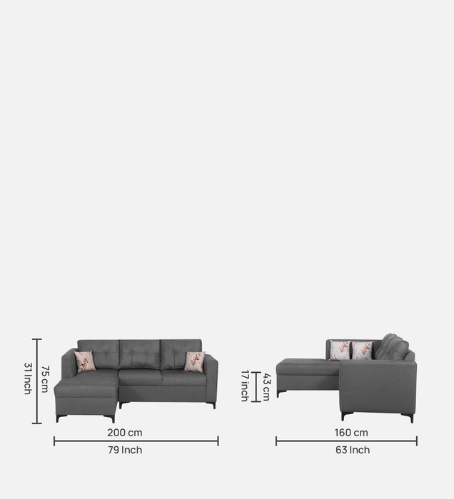 OMEGA Sectional Fabric Sofa 5 Seater