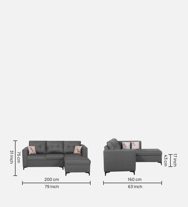 OMEGA Sectional Fabric Sofa 5 Seater