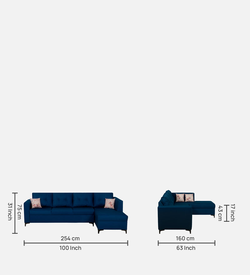 OMEGA Sectional Fabric Sofa 6 Seater