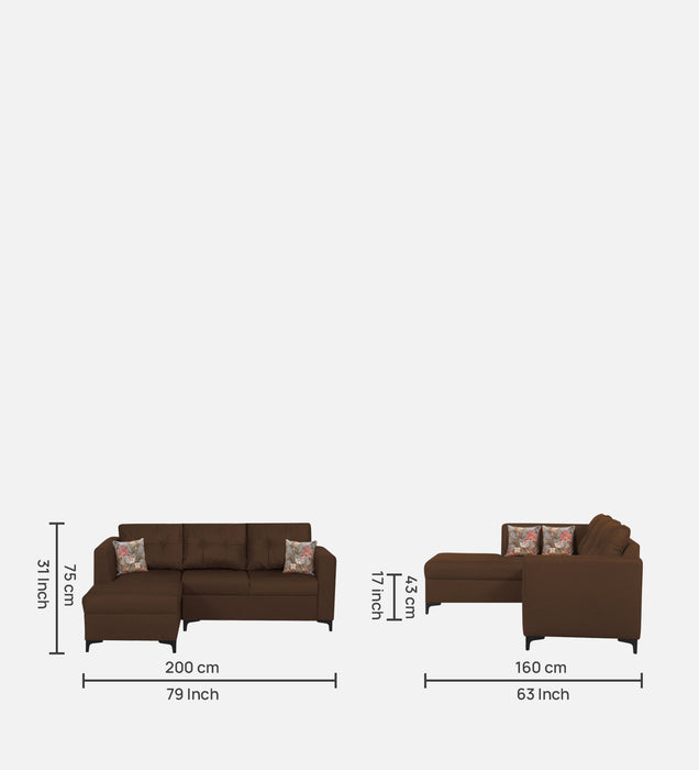 OMEGA Sectional Fabric Sofa 5 Seater